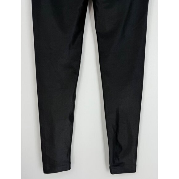 Koral Black Shiny High Waist Sexy Casual Athletic Athleisure Wear Leggings - Picture 5 of 14
